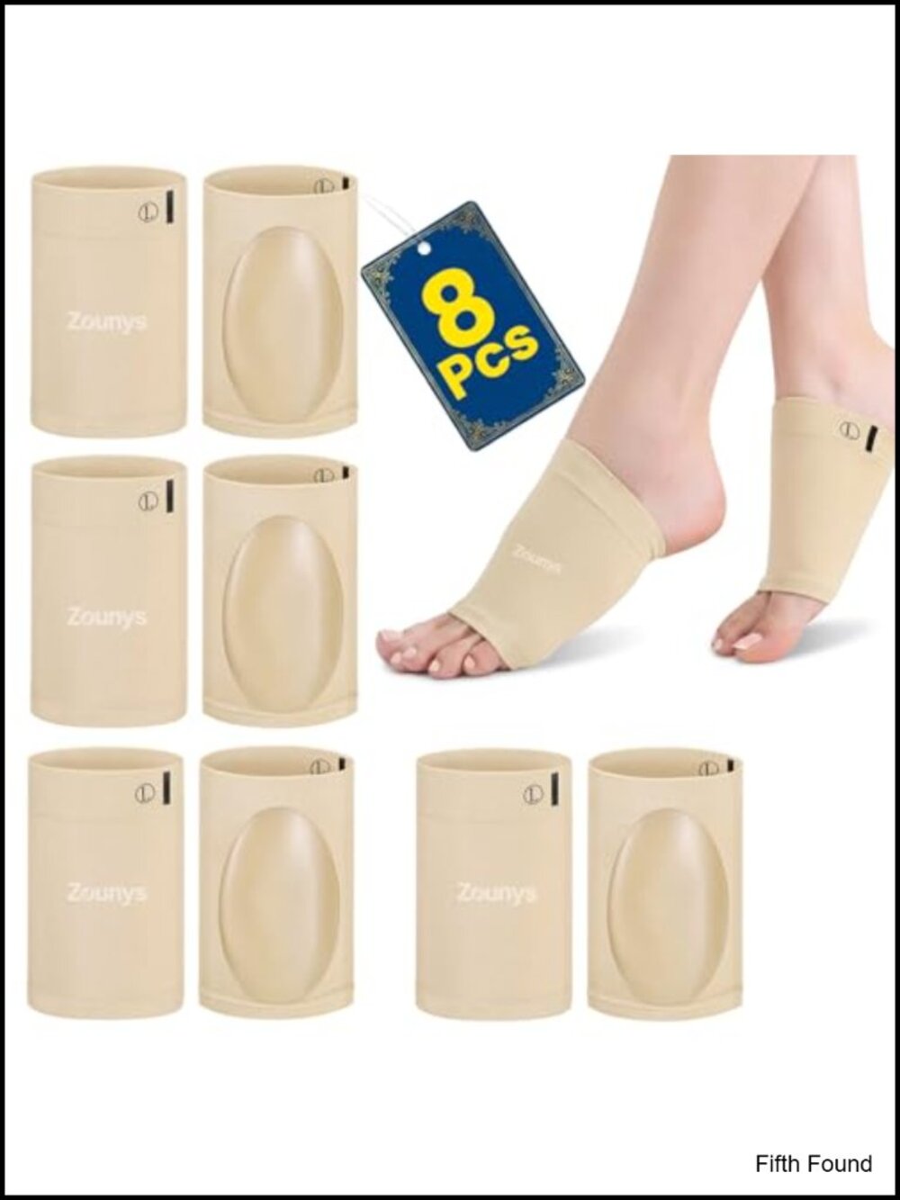 Gel Arch Support Sleeve Set Soft Gel Pad Inserts for Flat Feet Running